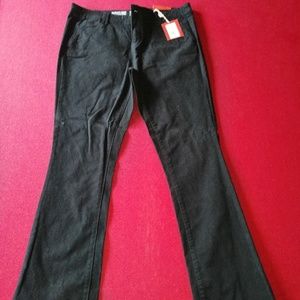 Black boot cut jeans